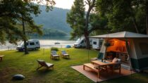Kamperen in italië: van luxe glamping tot rustieke natuurcampings